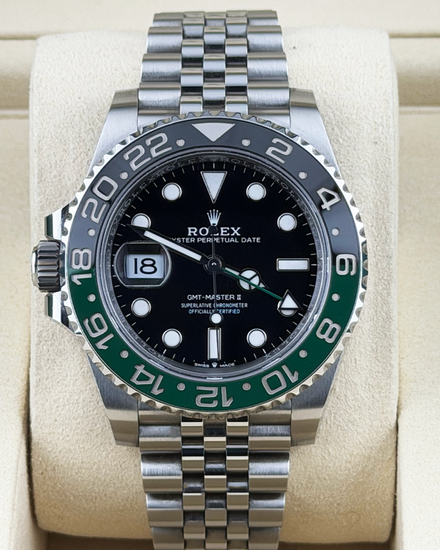 2026 Rolex GMT-Master II “Sprite” 40MM Black Dial Jubilee Bracelet (126720VTNR)