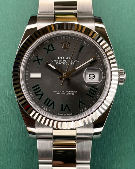 2026 Rolex Datejust "Wimbledon" 41MM Slate Dial Oyster Bracelet (126334)
