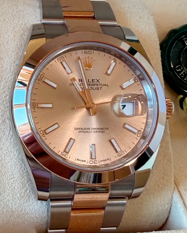 2020 Rolex Datejust 41MM Sundust Dial Two-Tone Oyster Bracelet (126301)