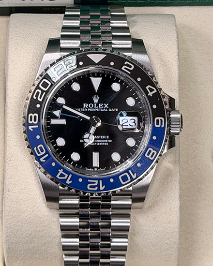 2025 Rolex GMT-Master II "Batgirl" 40MM Black Dial Jubilee Bracelet (126710BLNR)