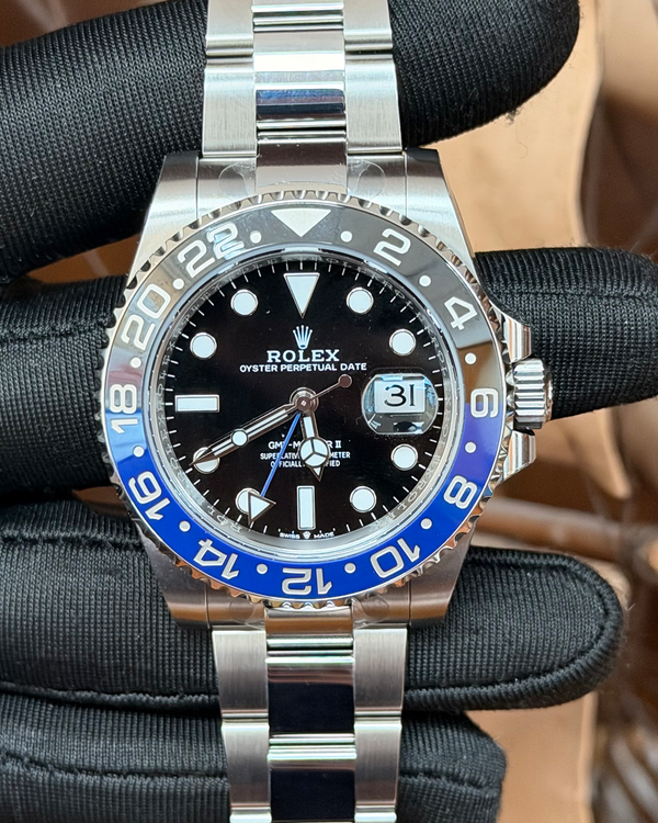 2026 Rolex GMT-Master II "Batman" 40MM Black Dial Oyster Bracelet (126710BLNR)