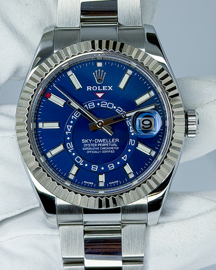 2020 Rolex Sky-Dweller 42MM Blue Dial Oyster Bracelet (326934)