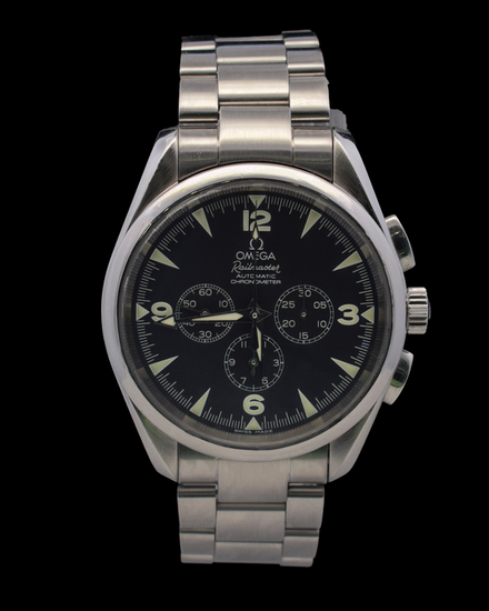 Omega Seamaster Railmaster 42MM Black Dial Steel Bracelet (2512.52)
