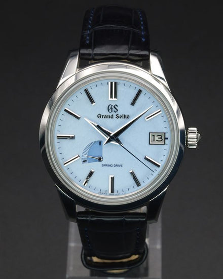 No Reserve - 2025 Grand Seiko Elegance 40.2MM Blue Dial Leather Strap (SBGA407)