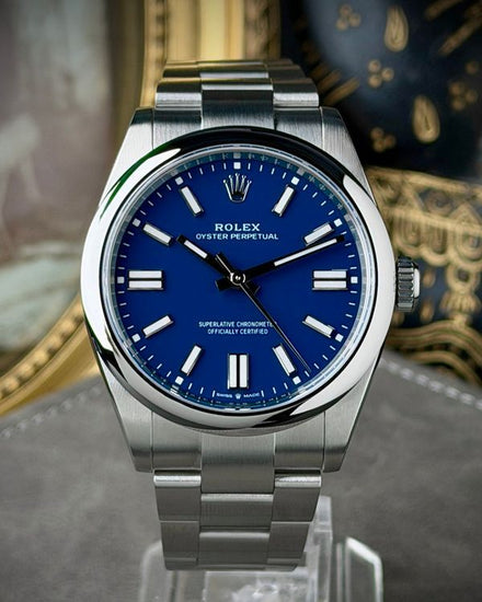 2026 Rolex Oyster Perpetual 41MM Blue Dial Oyster Bracelet (134300)