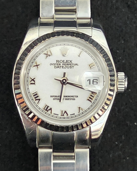 Rolex Lady-Datejust 26MM Silver Dial Jubilee Bracelet (179174)