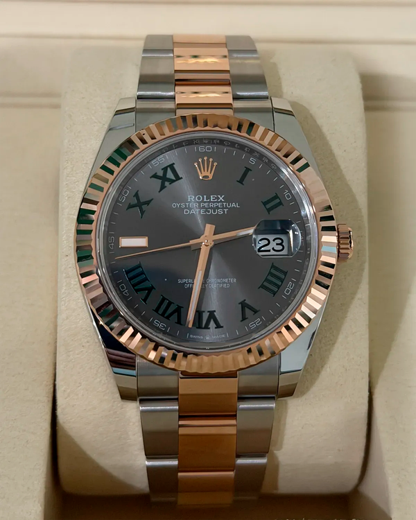2026 Rolex Datejust "Wimbledon" 41MM Slate Dial Two-Tone Oyster Bracelet (126331)