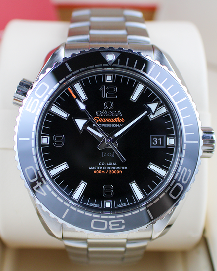 2022 Omega Seamaster Planet Ocean 600M 43.5MM Black Dial Steel Bracelet (215.30.44.21.01.001)