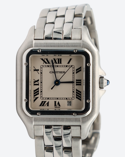 Cartier Panthère De Cartier 27MM Quartz Silver Dial Steel Bracelet (1310)