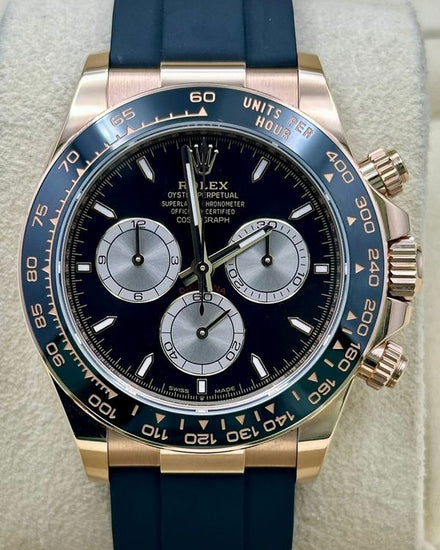 2024 Rolex Cosmograph Daytona 40MM Black Dial Oysterflex Strap (126515LN)