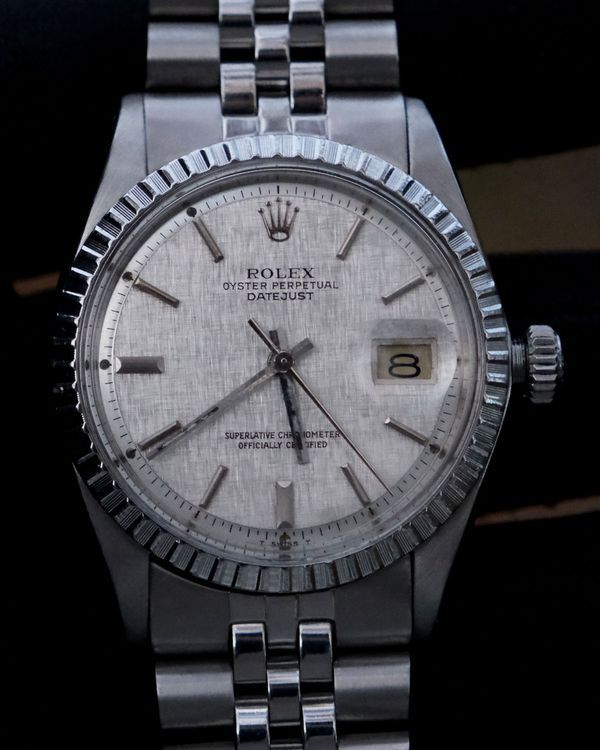 Rolex Datejust 36MM Silver Linen Dial Jubilee Bracelet (1603)