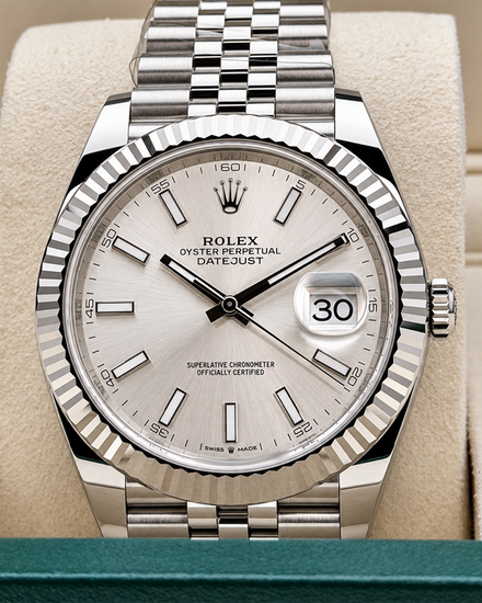2026 Rolex Datejust 41MM Silver Dial Jubilee Bracelet (126334)