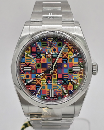 2026 Rolex Oyster Perpetual 36MM Multicolor "Jubilee" Dial Oyster Bracelet (126000)