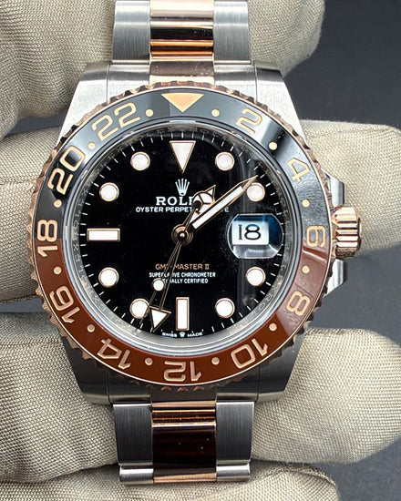 2026 Rolex GMT-Master II "Rootbeer" 40MM Black Dial Two-Tone Oyster Bracelet (126711CHNR)