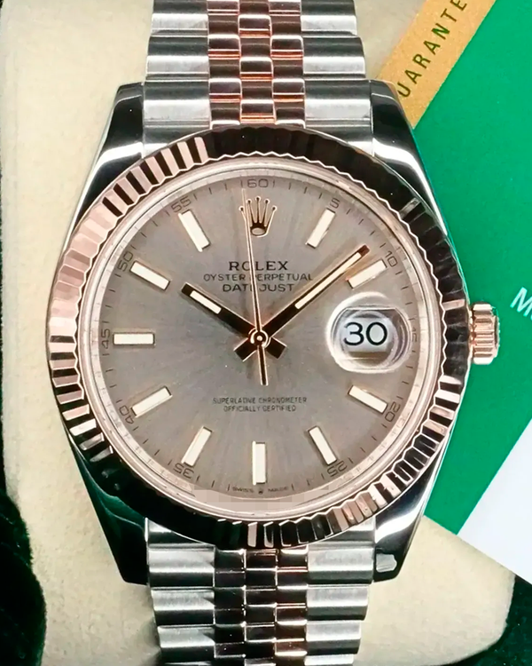 2020 Rolex Datejust 41MM Silver Dial Two-Tone Jubilee Bracelet (126331)