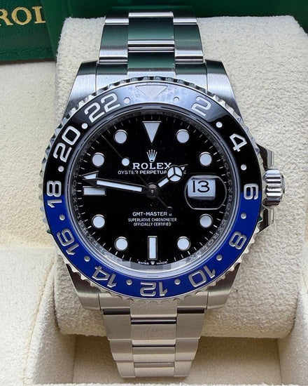2023 Rolex GMT-Master II "Batman" 40MM Black Dial Oyster Bracelet (126710BLNR)