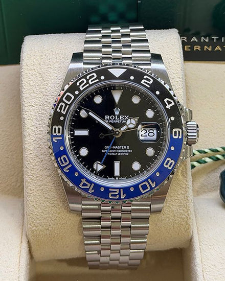 2023 Rolex GMT-Master II "Batgirl" 40MM Black Dial Jubilee Bracelet (126710BLNR)