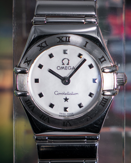 No Reserve - Omega Constellation "My Choice" 22.5MM Quartz Mother of Pearl Dial Steel Bracelet (1561.71.00)