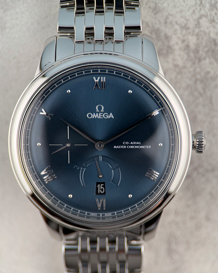 2025 Omega De Ville Prestige 41MM Blue Dial Steel Bracelet (434.10.41.21.03.002)
