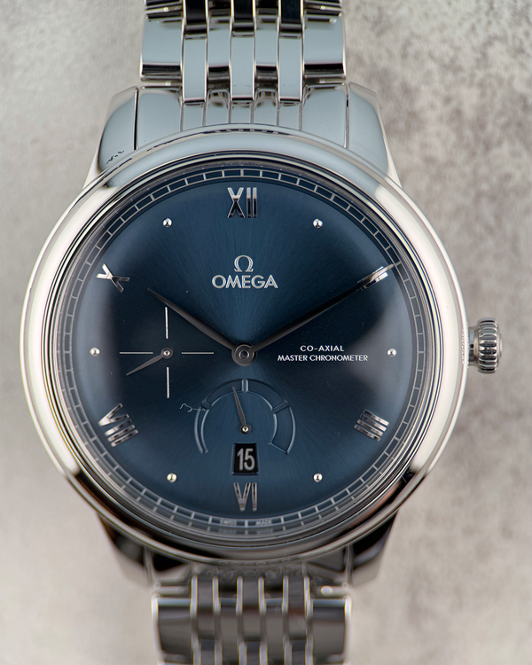 2025 Omega De Ville Prestige 41MM Blue Dial Steel Bracelet (434.10.41.21.03.002)