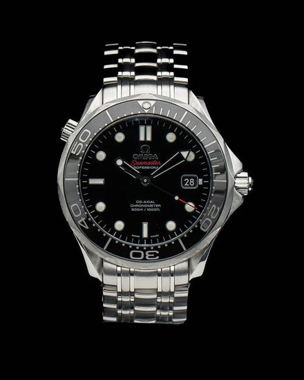 2018 Omega Seamaster Diver 300M 41MM Black Dial Steel Bracelet (212.30.41.20.01.003)