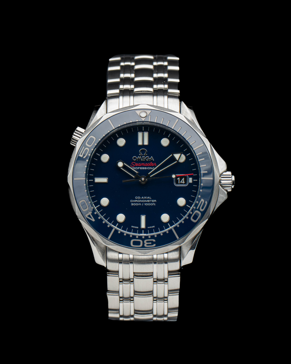 2018 Omega Seamaster Diver 300M 41MM Blue Dial Steel Bracelet (212.30.41.20.03.001)