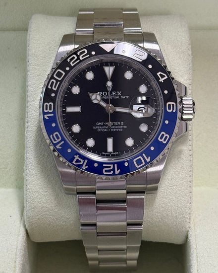Rolex GMT-Master II "Batman" 40MM Black Dial Oyster Bracelet (116710BLNR)