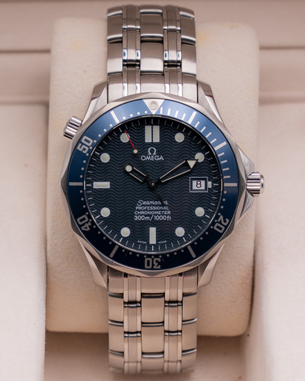 2006 Omega Seamaster Diver 300M 41MM Quartz Blue Dial Steel Bracelet (2531.80.00)