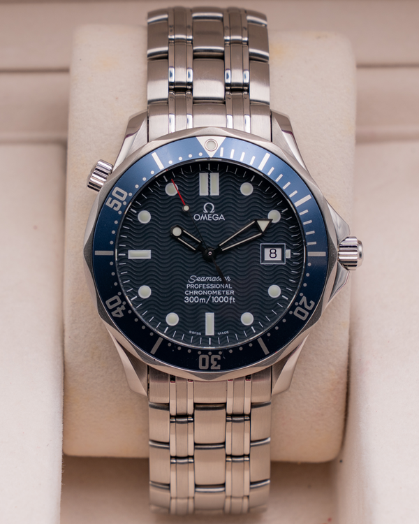 2006 Omega Seamaster Diver 300M 41MM Quartz Blue Dial Steel Bracelet (2541.80.00)