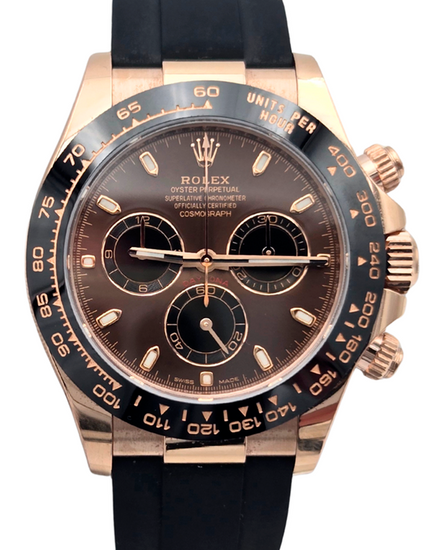 2023 Rolex Cosmograph Daytona 40MM Chocolate Dial Oysterflex Strap (116515LN)