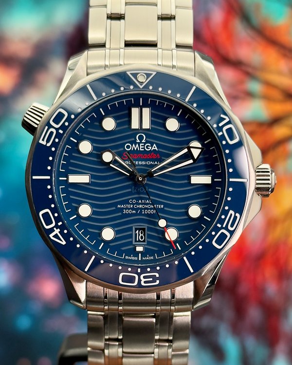 2024 Omega Seamaster Diver 300M 42MM Blue Dial Steel Bracelet (210.30.42.20.03.001)