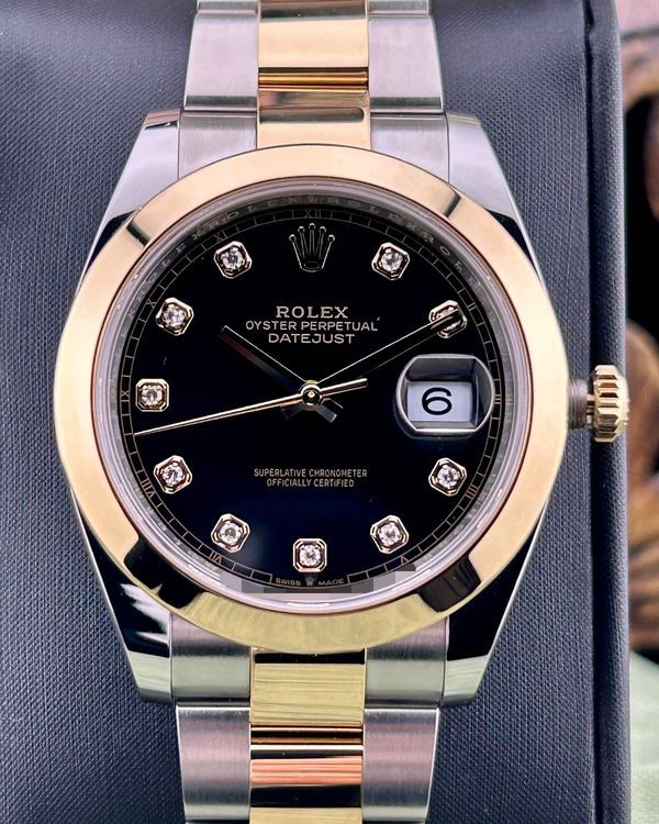2026 Rolex Datejust 41MM Blue Dial Two-Tone Oyster Bracelet (126303)