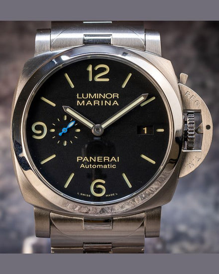 2024 Panerai Luminor 44MM Black Dial Steel Bracelet (PAM01562)
