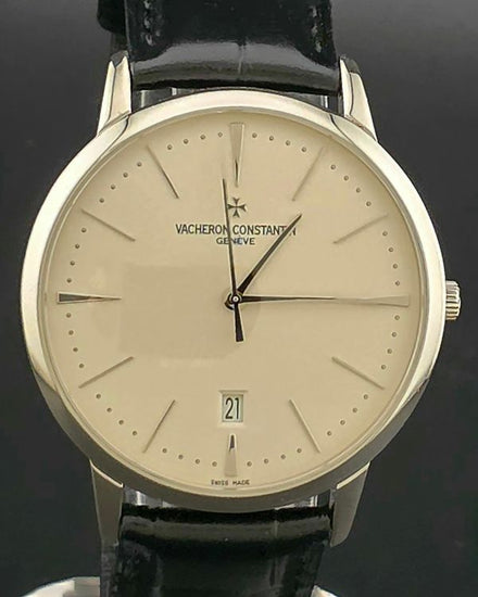 2020 Vacheron Constantin Patrimony 40MM Silver Dial Leather Strap (85180/000G-9230)