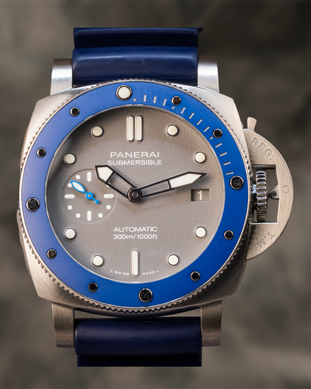 2020 Panerai Submersible 42MM Grey Dial Rubber Strap (PAM00959)