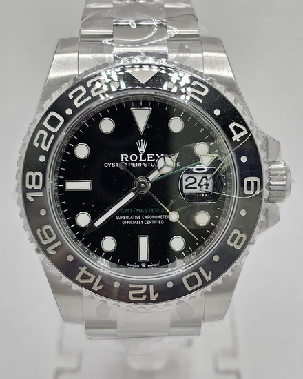 2026 Rolex GMT-Master II "Bruce Wayne" 40MM Black Dial Oyster Bracelet (126710GRNR)