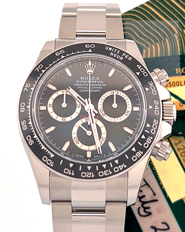 2026 Rolex Cosmograph Daytona 40MM Black Dial Oyster Bracelet (126500LN)