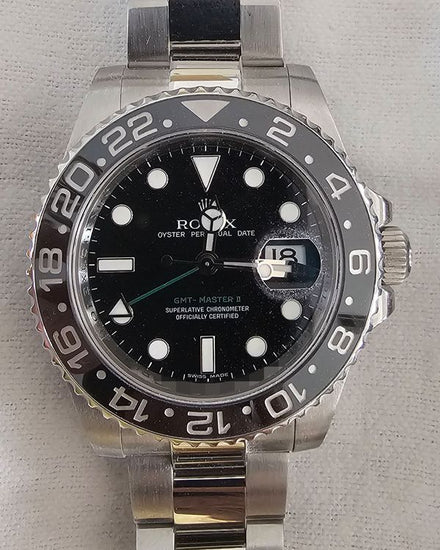 Rolex GMT-Master II 40MM Black Dial Oyster Bracelet (116710LN)