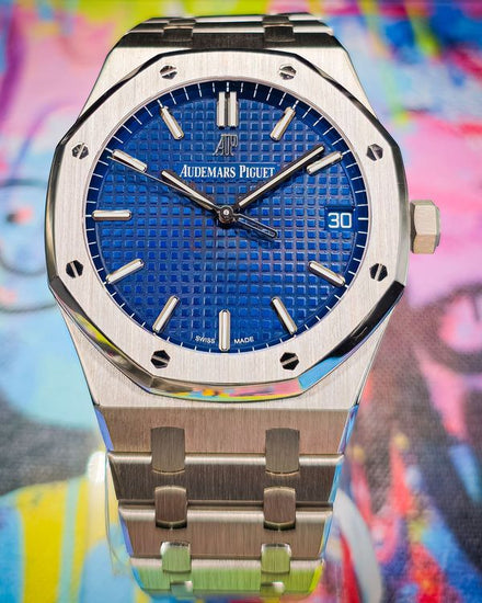 2021 Audemars Piguet Royal Oak L.E. 41MM Blue Dial White Gold Bracelet (15503BC.OO.1220BC.01)