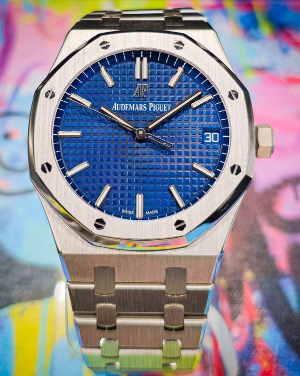 2021 Audemars Piguet Royal Oak L.E. 41MM Blue Dial White Gold Bracelet (15503BC.OO.1220BC.01)