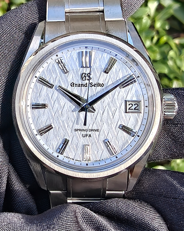 2026 Grand Seiko Evolution 9 "UFA" L.E. 37MM Silver Dial Steel Bracelet (SLGB003)