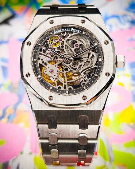 2011 Audemars Piguet Royal Oak 39MM Skeleton Dial Steel Bracelet (15305ST.OO.1220ST.01)