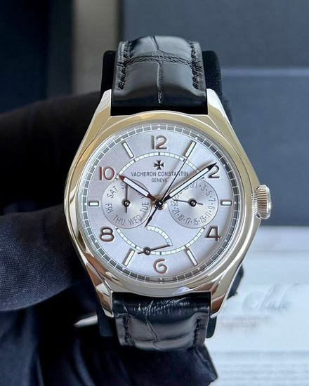 2021 Vacheron Constantin Fiftysix Day-Date 40MM Grey Dial Leather Strap (4400E/000A-B437)