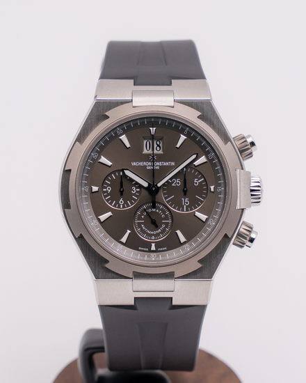 Vacheron Constantin Overseas 42MM Grey Dial Leather Strap (49150/000W-9501)