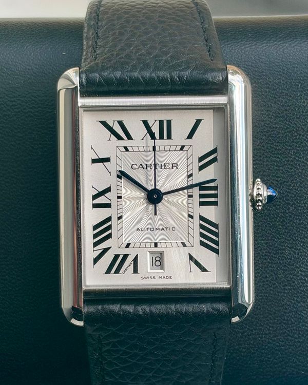 2026 Cartier Tank Must 31MM Quartz Silver Dial Leather Strap (WSTA0141)