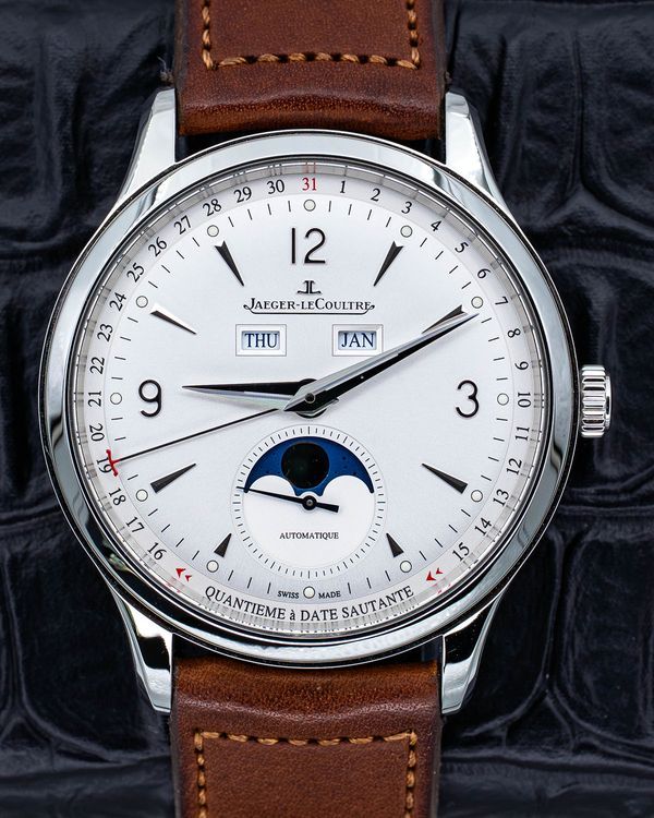 2021 Jaeger-LeCoultre Master Calendar 40MM Silver Dial Leather Strap (Q4148420)