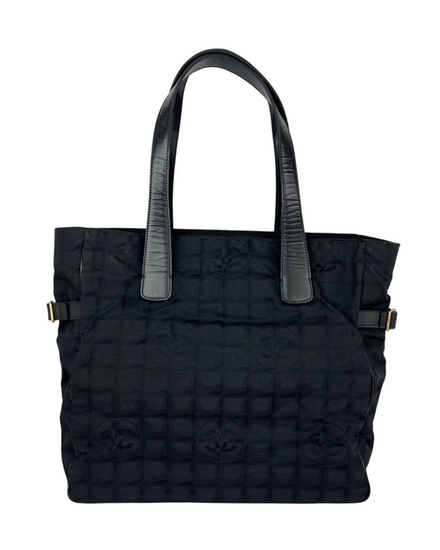 Chanel Bag Nylon Black Travel Tote Vintage (Bag)
