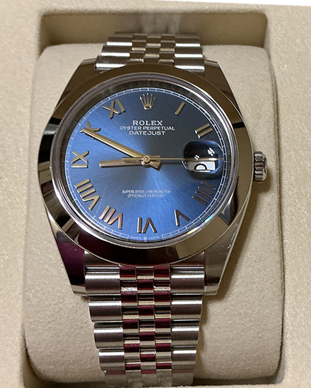 2026 Rolex Datejust 41MM Blue Dial Jubilee Bracelet (126300)