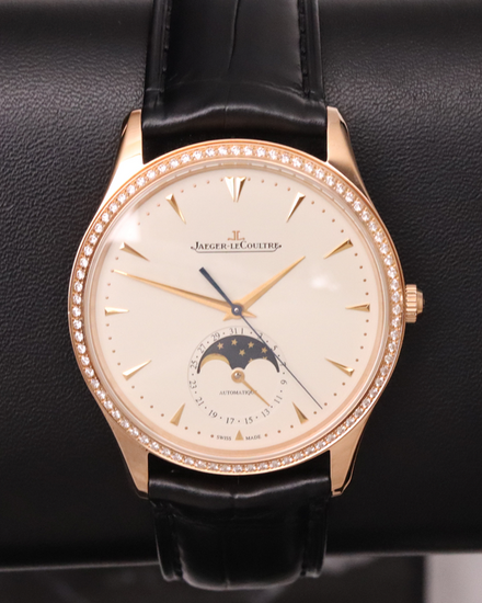 2020 Jaeger-LeCoultre Master Ultra Thin Moon 39MM Silver Dial Leather Strap (Q1362501)