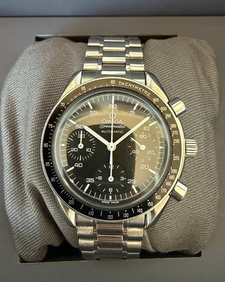 Omega Speedmaster Reduced 39MM Black Dial Steel Bracelet (3510.50)